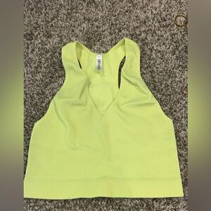 ZENANA neon yellow tank top.